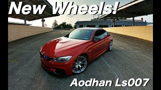 NEW WHEELS FOR THE F82 M4 AODHAN Ls007 [upl. by Mia]