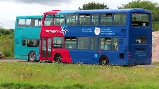 Arrivals and Departures at the Airfield  MTT Open Day Burscough 2023  Merseyside Transport Trust [upl. by Frodeen408]