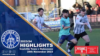 HIGHLIGHTS  Coalville Town v Halesowen 251123 [upl. by Betta108]