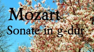 W A Mozart  Sonate in G  Major [upl. by Ecraep811]