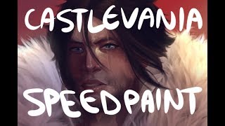 Castlevania Speedpaint  quotBelmontquot [upl. by Joannes532]