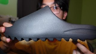 Yeezy Slides Onyx Review  On Foot [upl. by Dall192]