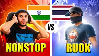 RUOK VS NONSTOP GAMING FOR THE FIRST TIME EVER 🥵  nonstopgaminglive  FREE FIRE LIVE [upl. by Yrevi17]