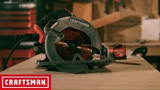 CRAFTSMAN 15 AMP 714IN Corded Circular Saw  Tool Overview [upl. by Atnim]