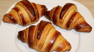 RECETTE DES CROISSANTS FACILE CUISINE RAPIDE [upl. by Fonzie]