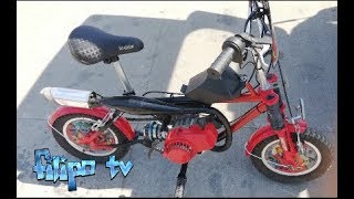 homemade mini bike 49cc [upl. by Penni]