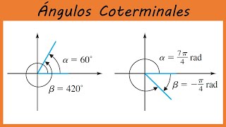 RAZONES TRIGONOMÉTRICAS DE ÁNGULOS COTERMINALES  3 EJERCICIOS  ÁNGULOS EN POSICIÓN NORMAL 5 [upl. by Donni]