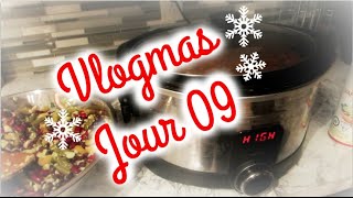 VLOGMAS 9déc l Soupe minestrone à la mijoteuse [upl. by Lorou]