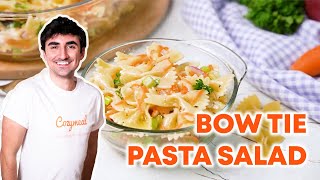 QUICK Bow Tie Pasta Salad Recipe for Your Next Picnic or Cookout [upl. by Ilat]