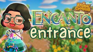 I built an ENCANTO INSPIRED ENTRANCE in Animal Crossing New Horizons [upl. by Erreit]