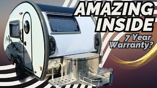 Teardrop Trailer that is built to IMPRESS with BEST warranty Ive ever heard of nuCamp Tab 320 S [upl. by Johny969]