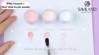 The Easiest Tutorial on Acrylic Powder [upl. by Spaulding]