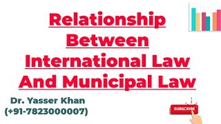 Relationship Between International Law And Municipal Law [upl. by So502]