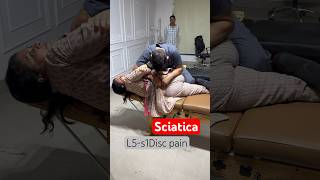 Sciatica pain relief by chiropractor dr Pankaj Choudhary shortsfeed trending [upl. by Laure177]