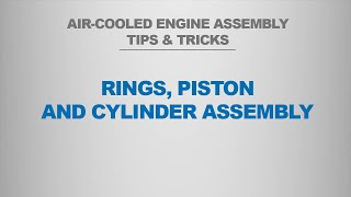 Aircooled Engine Assembly 4 Rings Piston and Cylinder Assembly [upl. by Esidarap]