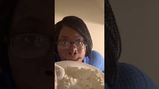 Eating and Swallowing cornstarch chunks [upl. by Eiral]