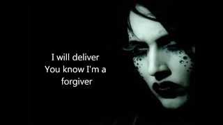 PERSONAL JESUS  Marilyn Manson Version Lyrics on screen [upl. by Eirene]