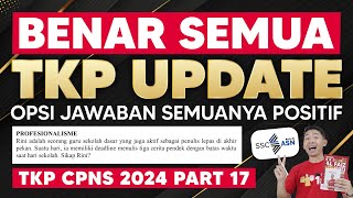 BOCORAN SOAL TKP CPNS 2024 [upl. by Golda87]