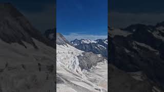 Jungfraujoch train trip in Switzerland Alps 🇨🇭 [upl. by Schuh847]