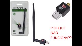 Adaptador Sem Fio WIFIN Não funciona no seu PC Veja como resolver em 2 minutos [upl. by Acire617]