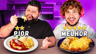 Filé à Parmegiana Melhor Avaliado VS Pior Avaliado  React Thiago Quatroque [upl. by Eadnus]