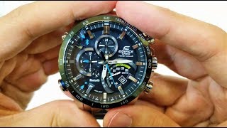 CASIO EDIFICE BLUETOOTH WATCH EQB501XDB1ADR UNBOXING [upl. by Atsillak]