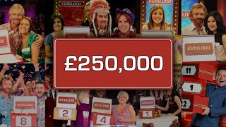 Every £250000 Winner 20072016  Deal or No Deal UK redux [upl. by Aihseken]