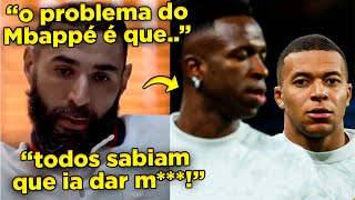 🚨BENZEMA MANDOU A REAL SOBRE SITUAÇÃO DO MBAPPÉ E VINICIUS JR NO REAL MADRID [upl. by Aihsined]