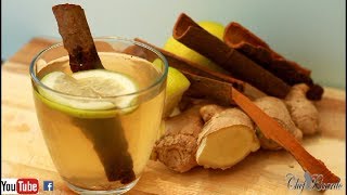 How To Lose Weight With Cinnamon Tea Ginger Lemon Honey Drink  Recipes By Chef Ricardo [upl. by Tilly]