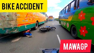 Bike Accident RTR 4V 160 Mawa Express Way [upl. by Neirad]