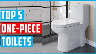 ✅5 Best OnePiece Toilets 2024  The Ultimate Guide to Buying the Best Toilet [upl. by Barnabe]