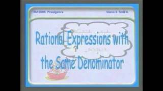 33  Adding and Subtracting Fractions Mixed Numbers and Rational Expressions [upl. by Rolland]