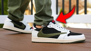 The LAST Travis Scott Jordan 1 Travis Scott Air Jordan 1 Low OLIVE Review [upl. by Selena]