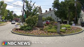 Very disrespectful Nearly 200 Pride flags stolen overnight from Massachusetts town [upl. by Simdars488]