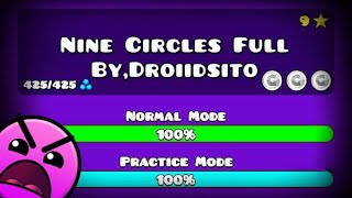 Geometry Dash Nine Circles Full Version ByDroiidsito [upl. by Imyaj]