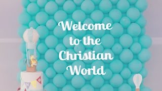 Christening decorations ideas BAPTISMAL CELEBRATION [upl. by Zaslow]