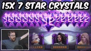 15x 7 Star Crystal Opening  THE BIG CLEANUP  Marvel Contest of Champions [upl. by Lorn]