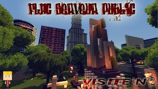 Minecraft  visite du FLAC Public serveur ep 2 [upl. by Pontias]