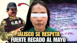 🚨 Hija DEL MENCHO Envía Fuerte Recado Al Mayo Zambada Tras un topon mexico noticias [upl. by Lina889]