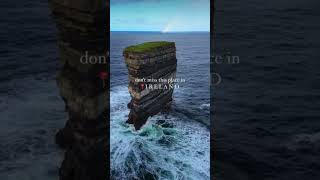 Downpatrick Head  one more location to visit in Ireland for you guys🇮🇪Video wirthatrip IG [upl. by Villiers]