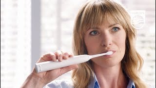 Philips Sonicare ProtectiveClean electric toothbrush 5100 How to use [upl. by Katine]