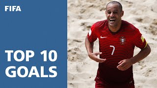 TOP 10 GOALS  FIFA Beach Soccer World Cup Portugal 2015 [upl. by Marb745]