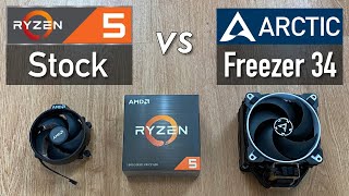 ARCTIC Freezer 34 eSports DUO – Installation on AMD AM4 [upl. by Katleen]