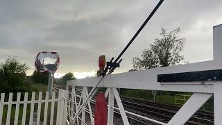 Sleaford West level crossing 030724 [upl. by Eimorej]