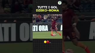 TUTTI I GOL DI DZEKO CON LA ROMA dzeko [upl. by Omsare]