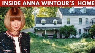 Anna Wintour House Tour in New York  INSIDE Modern Farmhouse in Long Island  Interior Design [upl. by Onil]