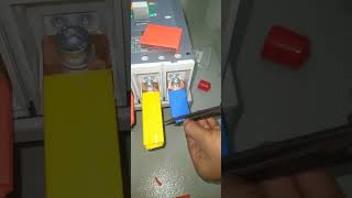 MCCB busbar connection  and MCCB board A to Z connection electrical work [upl. by Yenolem]