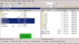 FTP How to Uploadtransfer Files in WinSCP [upl. by Emmye569]