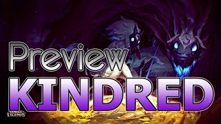 KINDRED Nouveau Champion  Preview des compétences League Of Legends [upl. by Bobina]