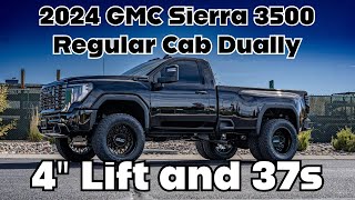 Part 1 Lifted 2024 GMC 3500 Sierra Regular Cab Dually [upl. by Orgalim]